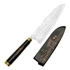 Takeshi Saji - Art Tori Fuji on Lake R-2 Nóż Santoku 18 cm + Saya
