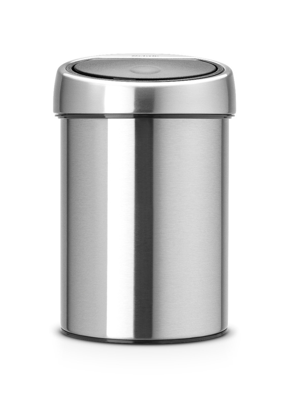 Brabantia - kosz na śmieci Touch Bin - 3 L, stal matowa FPP