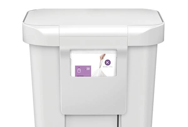 Simple Human - kosz na śmieci 45 l pedałowu Liner Pocket stal FPP