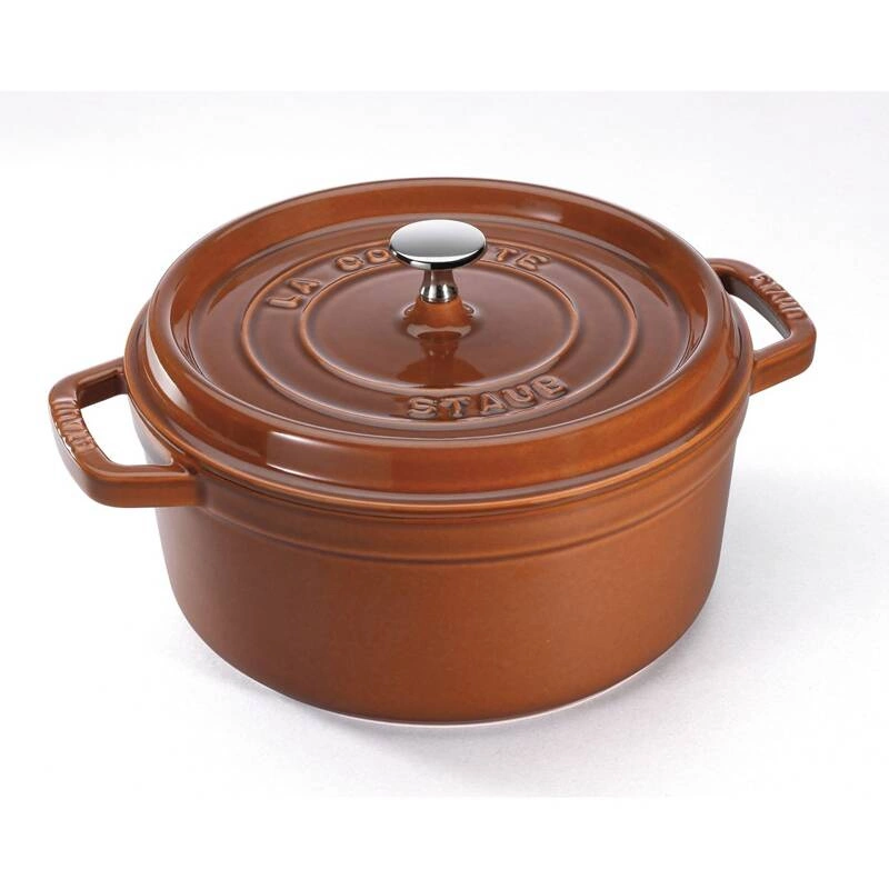 Staub - garnek brytfanna żeliwna cynamonowa 2,6 l 22 cm