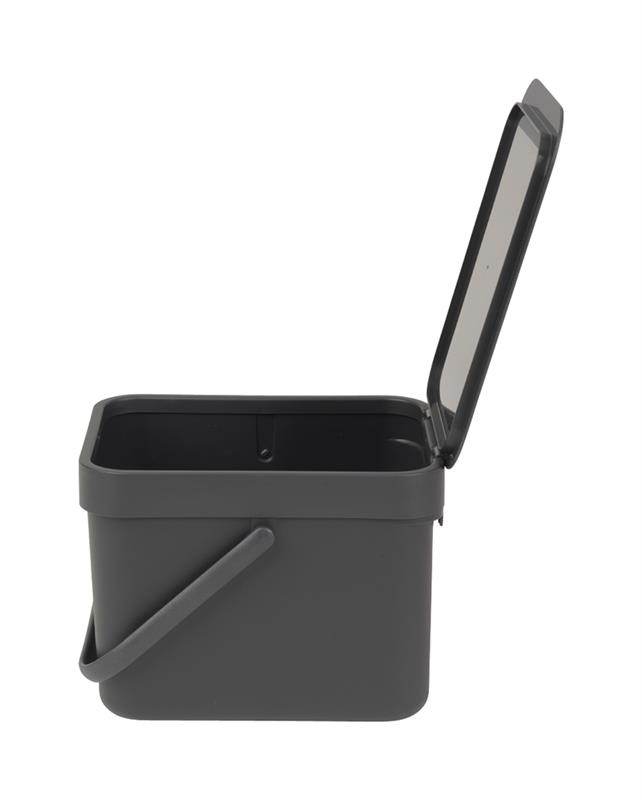 Brabantia - kosz szary Sort'n'Go do segregacji odpadów 6 L 