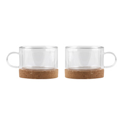Vialli Design - Komplet 2 szklanek z podwójną ścianką 220 ml Vilagio