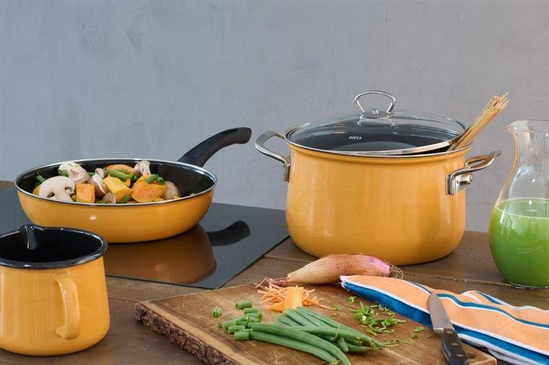 Riess - Riess- Zestaw garnków 5cz. Orange
