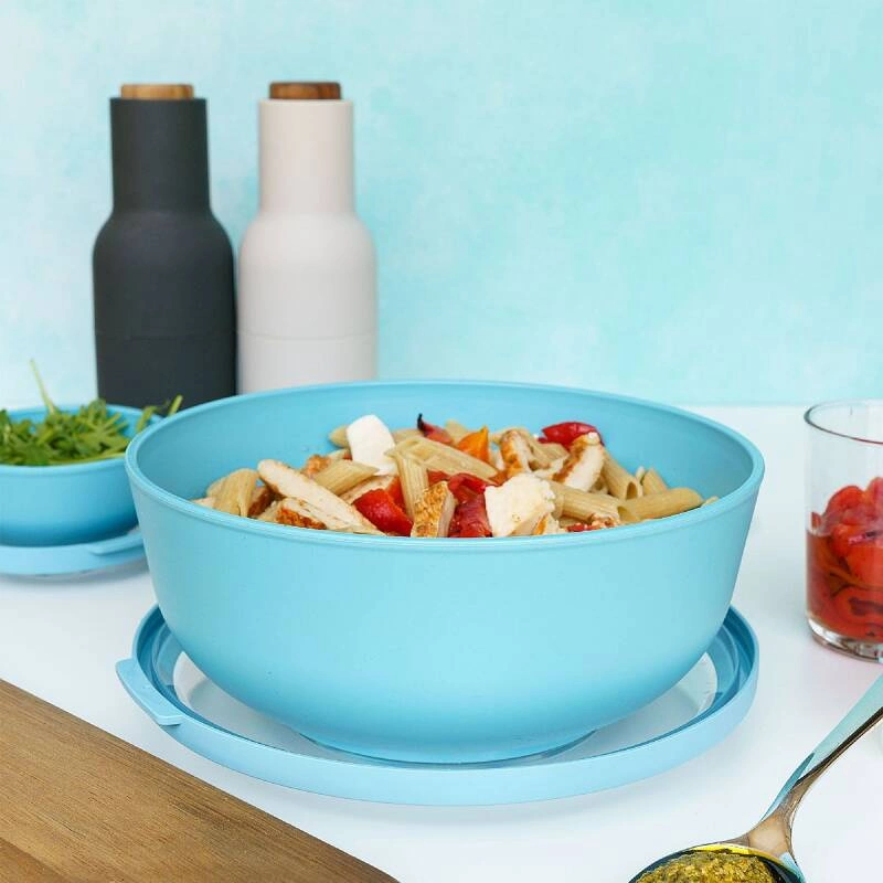 Amuse - pojemnik / miska z pokrywką 2L błękitna