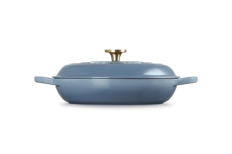 Le Creuset - garnek Gourmet Profesjonalny żeliwny 30 cm 3,5 l chambrey