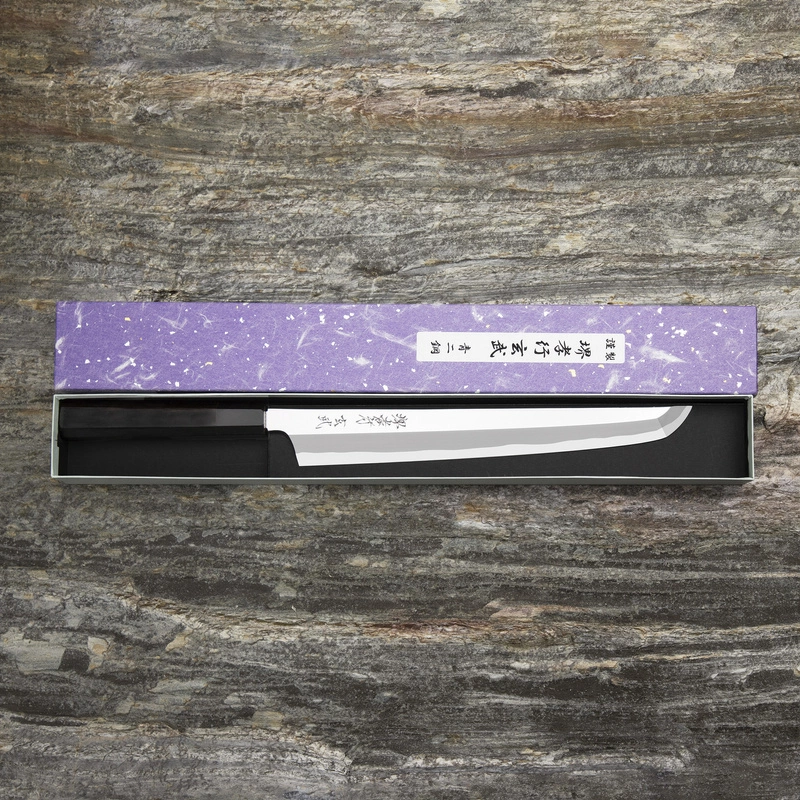 Sakai Takayuki - Genbu Aogami#2 Nóż Sakimaru 30 cm