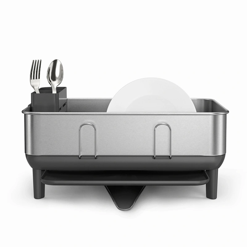 simplehuman - Ociekacz do naczyń COMPACT - stal nierdzewna