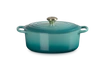 Le Creuset - brytfanna żeliwna Signature 29 cm 4,7 l bleu riviera