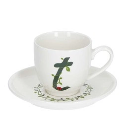 La Porcellana Bianca - filiżanka ze spodkiem 90 ml, Wzór T Solotua
