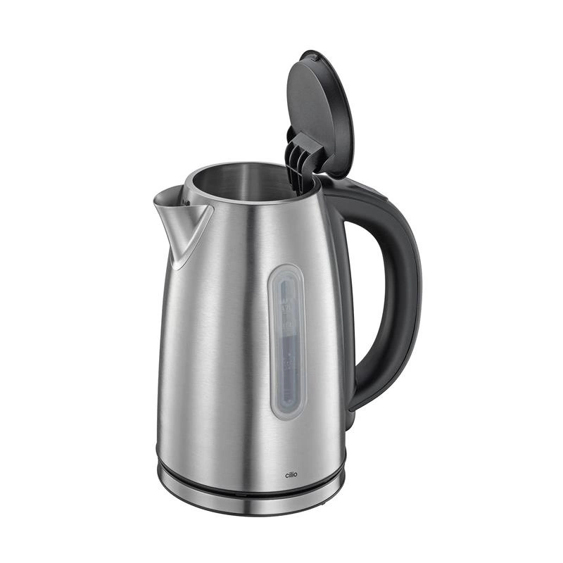 Cilio - czajnik elektryczny, z regulacją temperatury, stal nierdzewna, 1,7 l, śred. 15 x 25 cm Classic