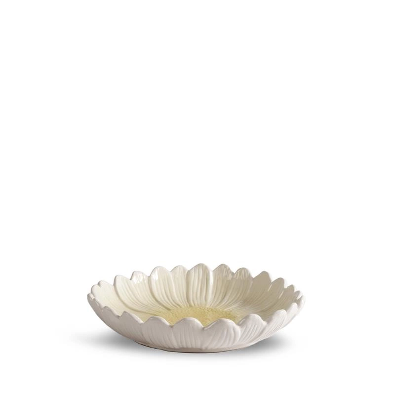 Sagaform - talerz głęboki, dolomit, śred. 27 x 5,5 cm, biały Dagny