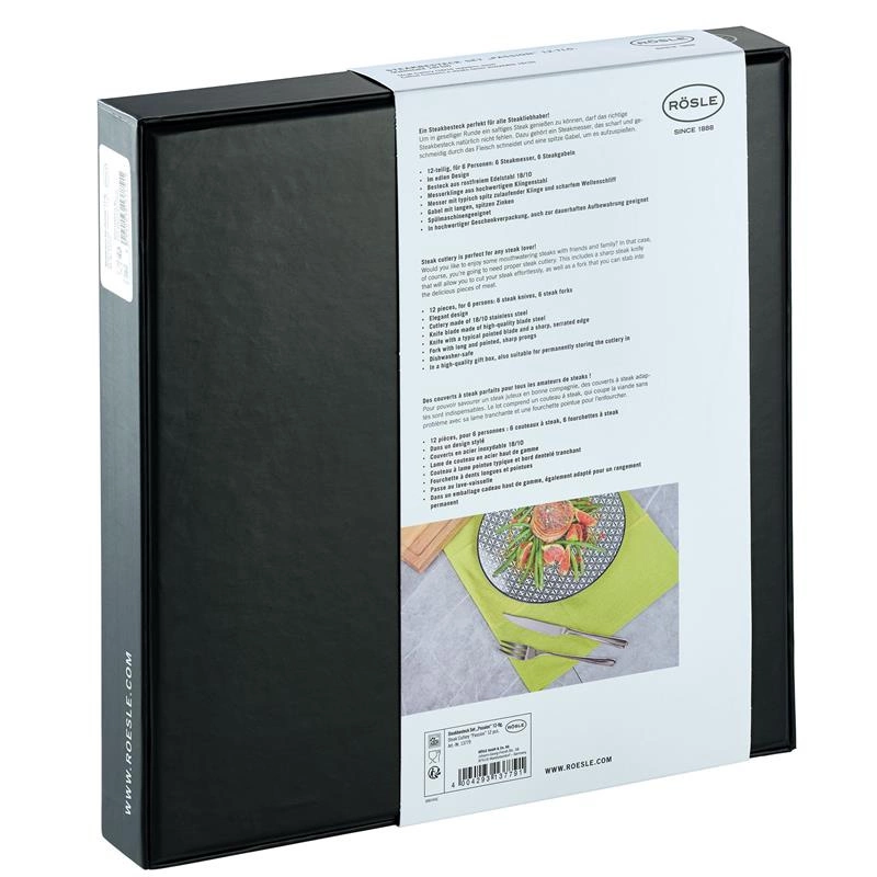 Roesle - Sztućce do steków PASSION 12cz.