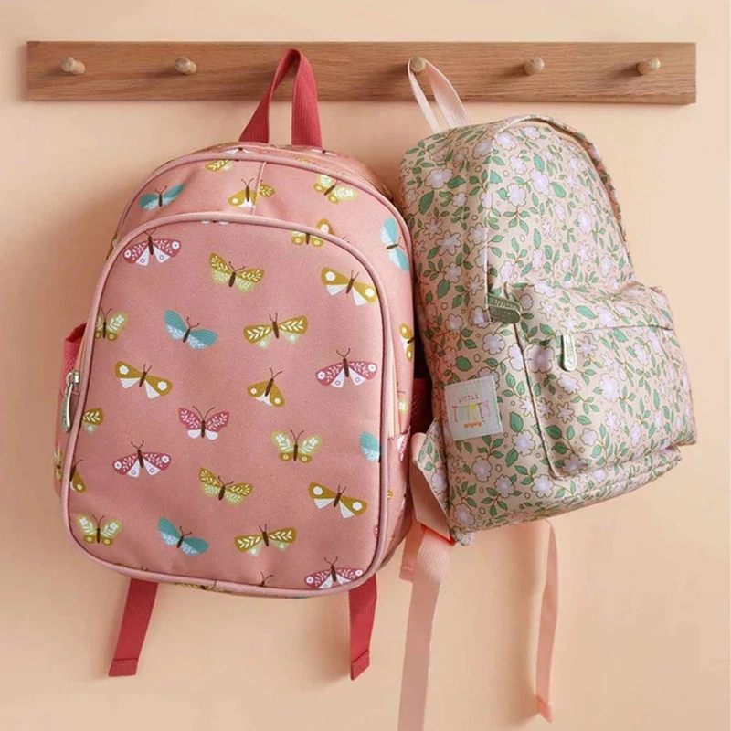 A Little Lovely Company - Plecak dla dzieci BLOSSOMS PINK