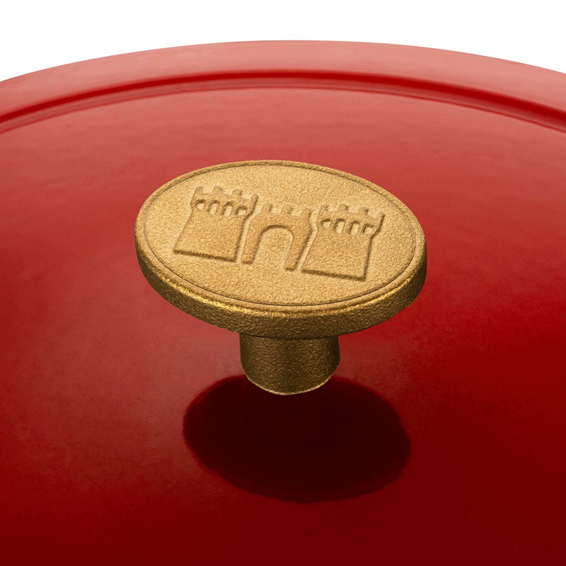 Ballarini - garnek żeliwny owalny 2.2 ltr, czerwony Bellamonte