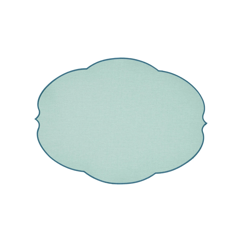 Guzzini - Podkładka pod talerz "Kwiat" - błękitna