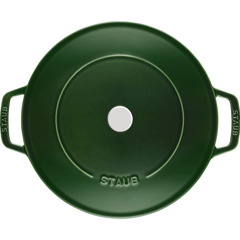 Staub - głęboka patelnia żeliwna Chistera zielona 24 cm