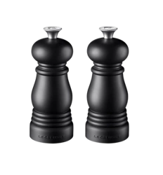 Le Creuset - zestaw młynków do soli i pieprzu 12,5 cm czarny