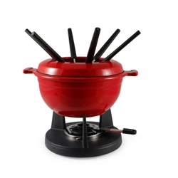 SWISSMAR - SWISSMAR Fondue LUCERNE, żeliwo, czerwony