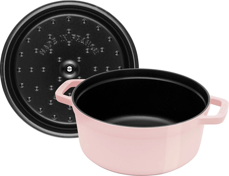 Staub - Garnek żeliwny okrągły 5.2 ltr, różowy