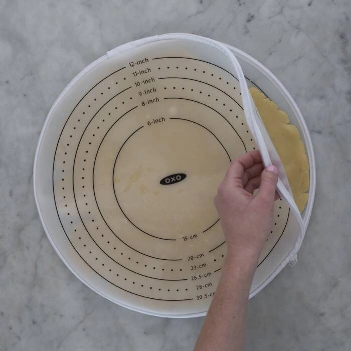 OXO-Mata silikonowa 2w1, transparentna, Good Grips