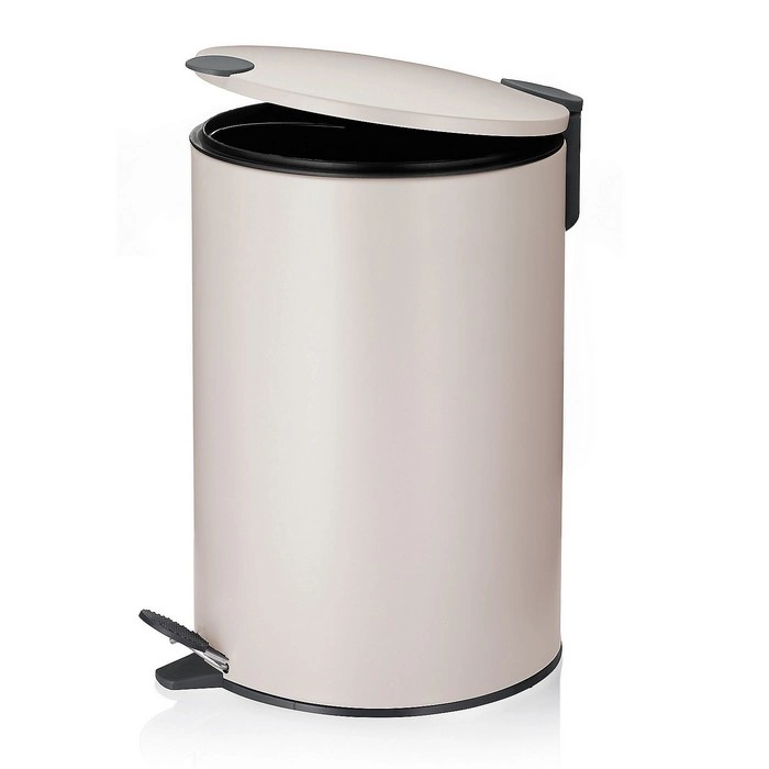 Kela - Kosz na śmieci 12 l beżowy Mats