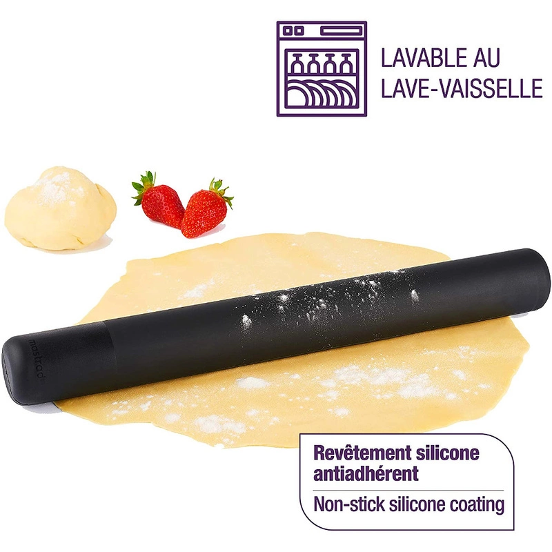 Mastrad - Wałek silikonowy czarny 41cmczarny