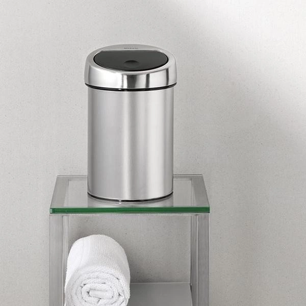 Brabantia - kosz na śmieci Touch Bin 3 L stal matowa