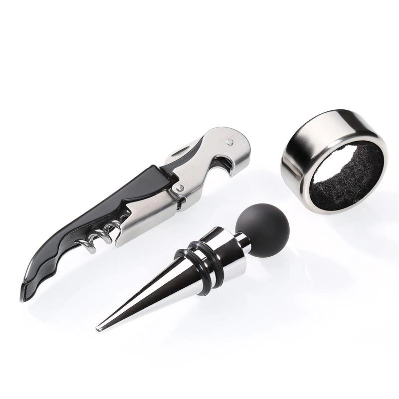 Cilio - zestaw do wina, korkociąg, obcinacz i korek, 16,5 x 9 x 3 cm BARDOLINO