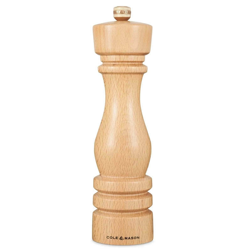 Cole & Mason - Zestaw młynków do soli i pieprzu London Natural Beech 22 cm