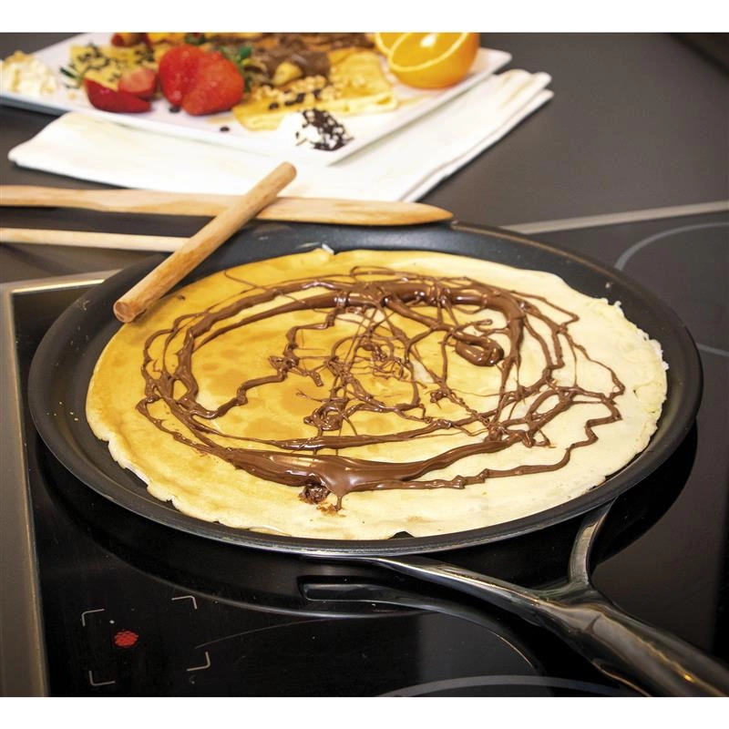 Spring - patelnia do naleśników, powłoka nieprzywierająca, śred. 28 cm, stal nierdzewna 18/0 VULCANO CLASSIC