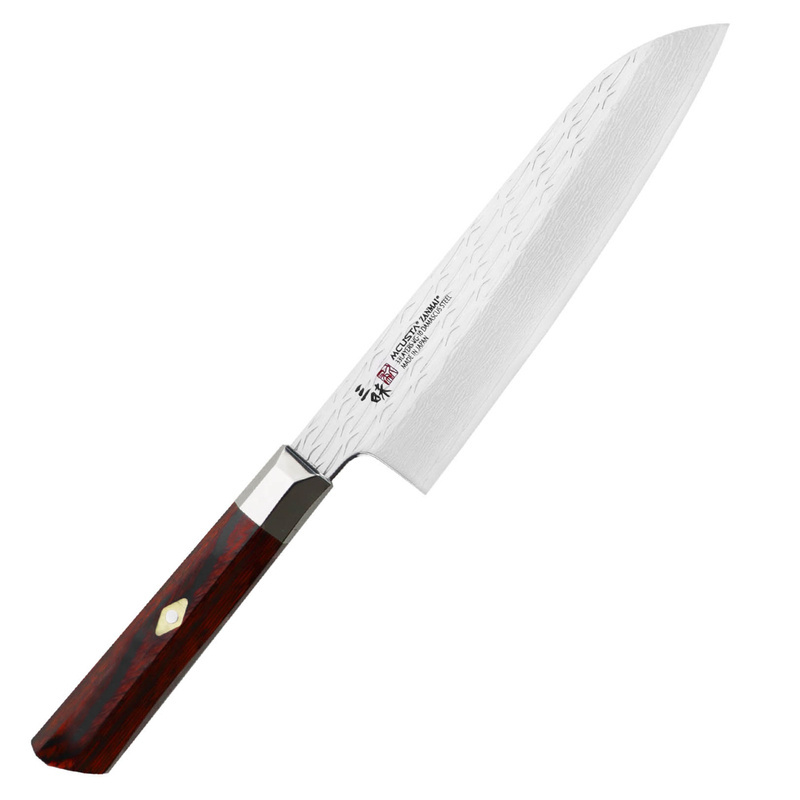 Mcusta Zanmai - VG-10 Supreme Ripple Nóż Santoku 18cm