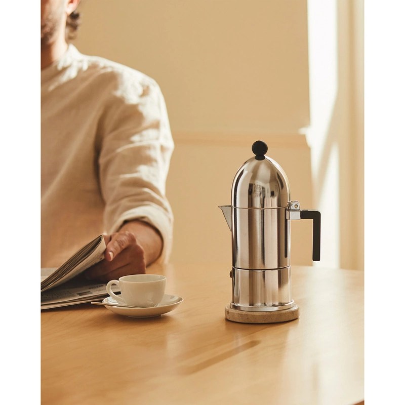 Alessi - zaparzacz do espresso na indukcję, na 6 filiżanek