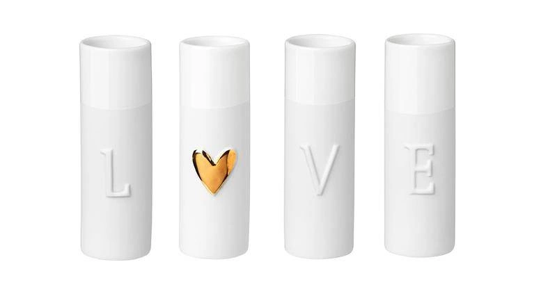 Raeder - Zestaw 4 wazoników - love