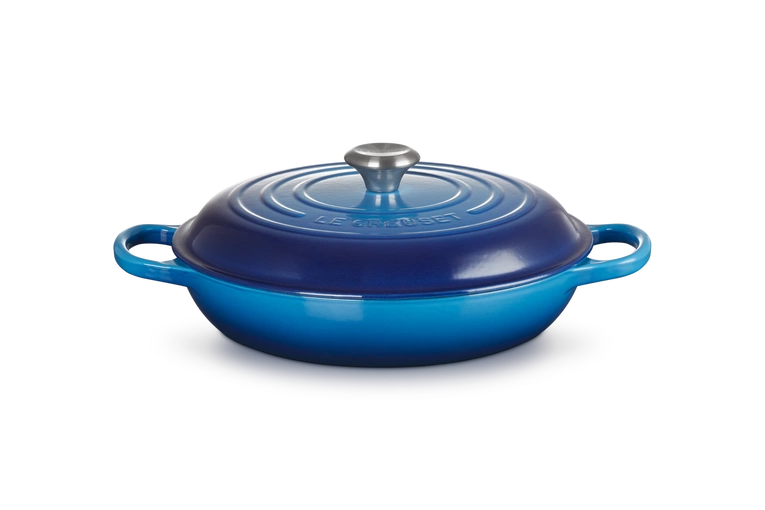 Le Creuset - garnek gourmet profesjonalny 30 cm 3,5 l lazur