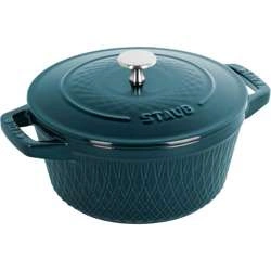 Staub - garnek żeliwny okrągły 2.3 ltr, morski Special Cocotte