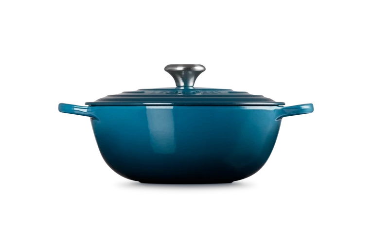 Le Creuset - La Marmite garnek żeliwny rodzinny Deep Teal 26 cm