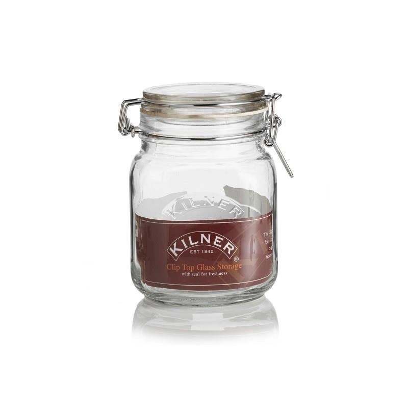 Kilner - Słoik 1l, Square Clip Top Jar