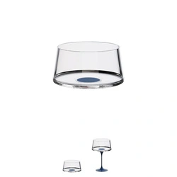 Trebonn - SplitGlass-Klieliszek do szampana szeroki blue 2 sztuki
