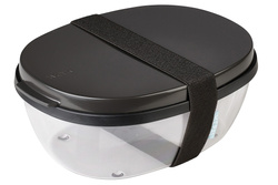 Mepal - Saladbox Ellipse nordic black