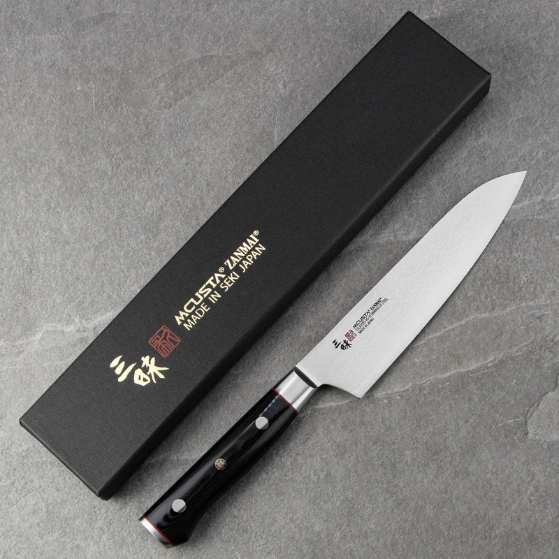 Mcusta Zanmai - nóż Pro Zebra Nóż szefa 18cm VG-10