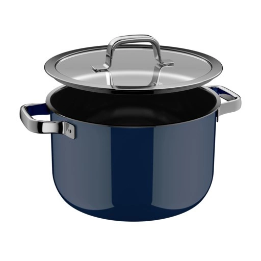 WMF - Zestaw garnków Fusiontec MineralPro granat 4 szt