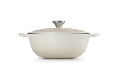 Le Creuset - La Marmite garnek żeliwny rodzinny meringue 28 cm