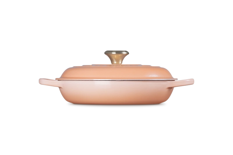 Le Creuset - garnek patelnia Gourmet Signature 26 cm 2,2 l peche