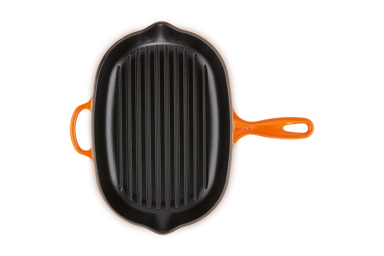 Le Creuset - patelnia żeliwna grillowa 32 cm Płomienna
