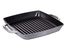 Staub - patelnia żeliwna kwadratowa 28 cm szara