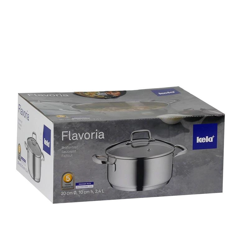 Kela - Garnek z pokrywką 2,4 l Flavoria