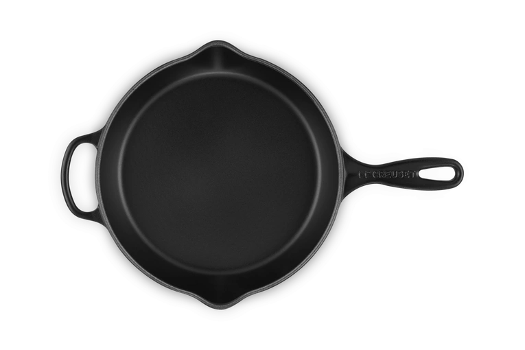 Le Creuset - patelnia żeliwna o smażenia i serwowania 26 cm czarna