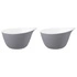 Seltmann - LIFE FASHION ELEGANT GREY Zestaw 2 miseczek z uchwytem 600 ml