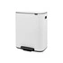 Brabantia - Kosz na śmieci pedałowy Bo 2x30L biały