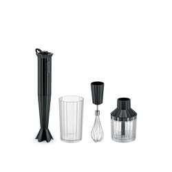 Alessi - zestaw z blenderem, czarny Plisse